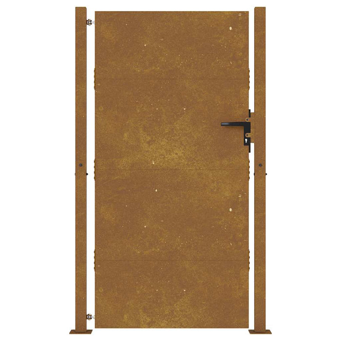Poartă de grădină 100x175 cm, oțel Corten WALTI