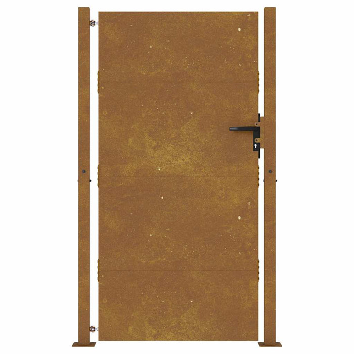 Poartă de grădină 100x200 cm, oțel Corten WALTI