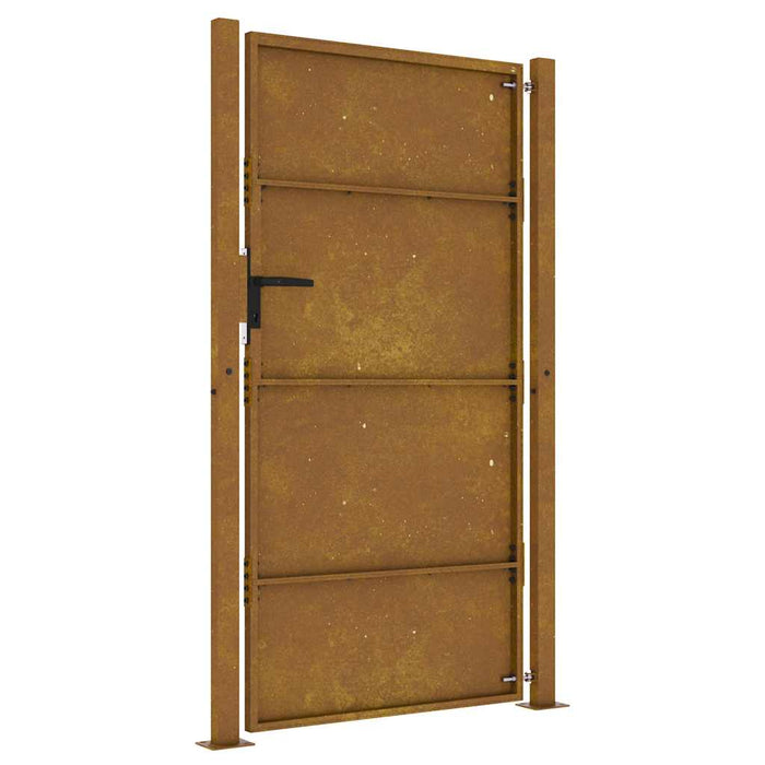 Poartă de grădină 100x200 cm, oțel Corten WALTI
