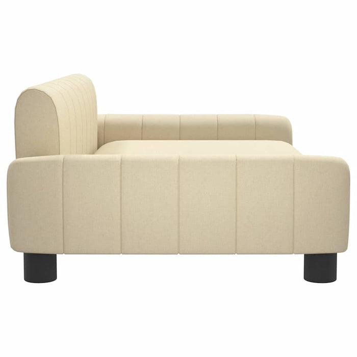 Pat de câini, crem, 90x53x30 cm, material textil - WALTI WALTI