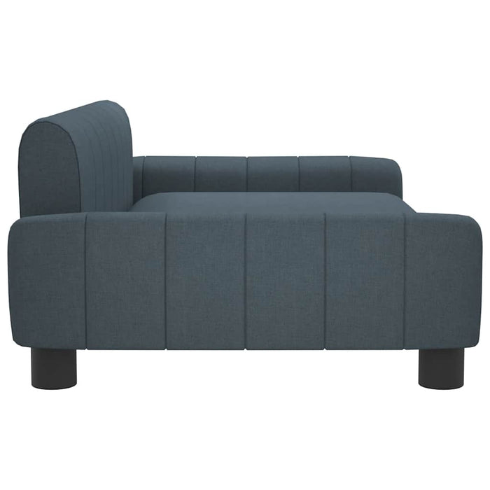 Pat de câini, gri închis, 90x53x30 cm, material textil WALTI