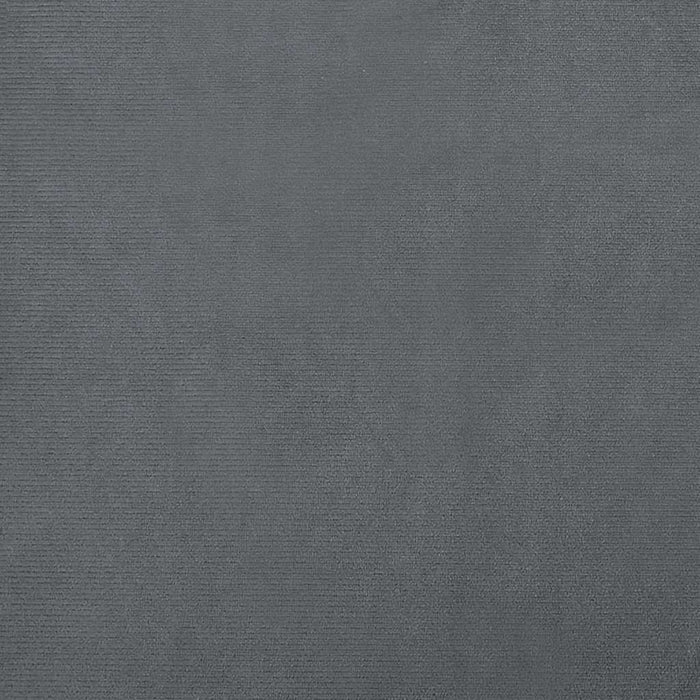 Pat de câini, gri închis, 90x53x30 cm, catifea - WALTI WALTI