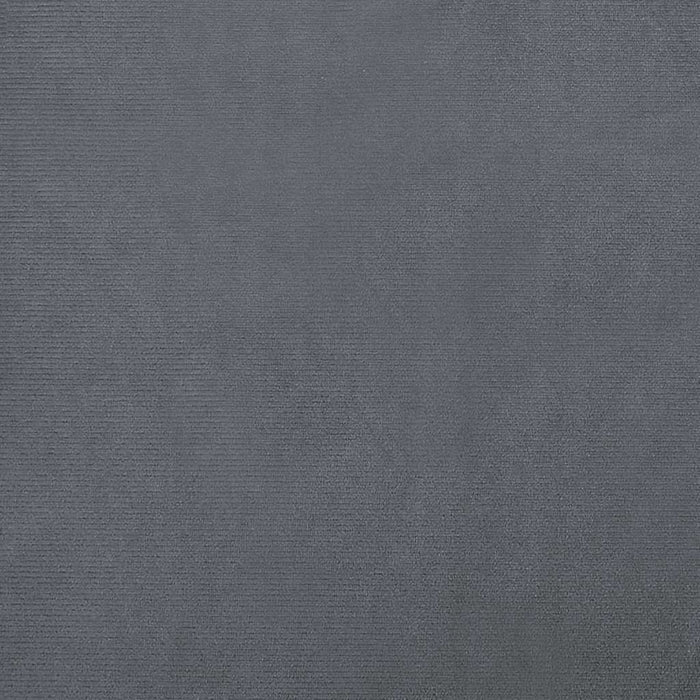 Pat de câini, gri închis, 70x45x26,5 cm, catifea - WALTI WALTI