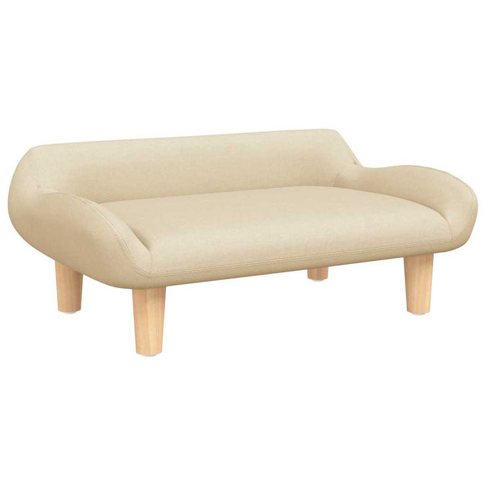 Pat de câini, crem, 70x40x24 cm, material textil - WALTI WALTI