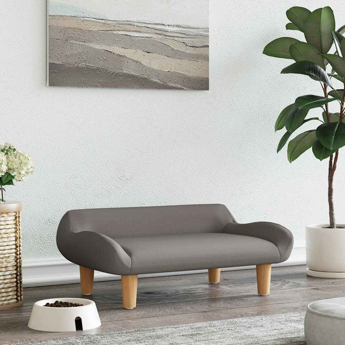 Pat de câini, taupe, 70x40x24 cm, material textil - WALTI WALTI