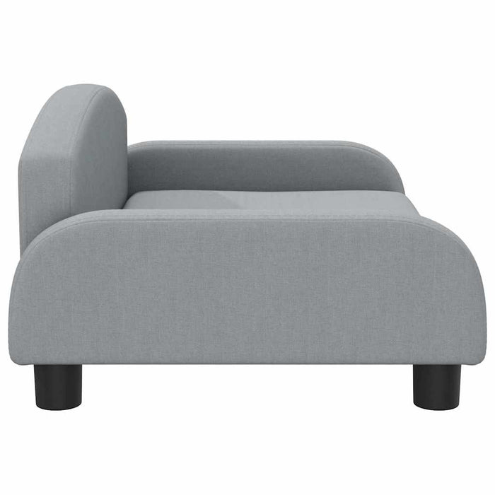 Pat de câini, gri deschis, 70x45x30 cm, material textil - WALTI WALTI