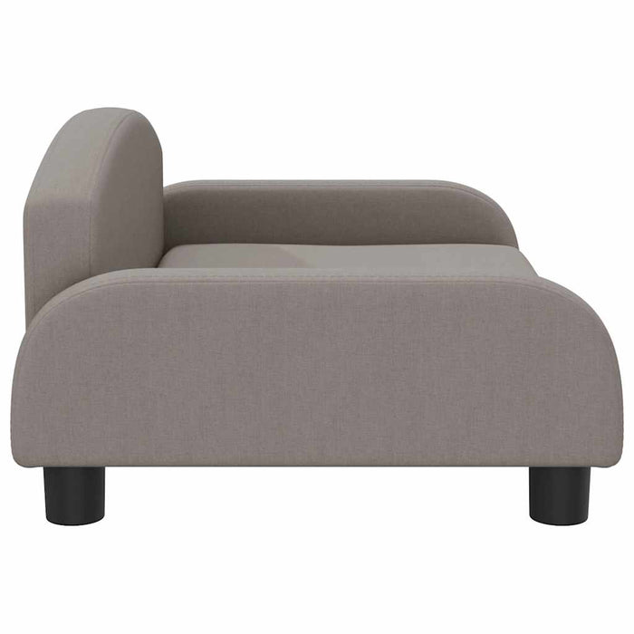 Pat de câini, gri taupe, 70x45x30 cm, textil WALTI