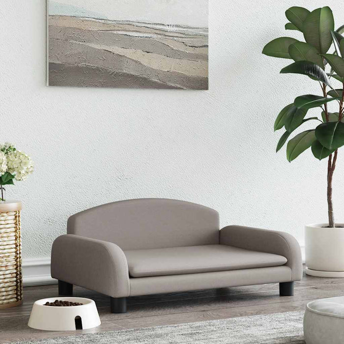 Pat de câini, gri taupe, 70x45x30 cm, textil WALTI