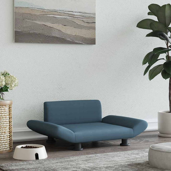 Pat de câini, gri închis, 70x45x28 cm, material textil - WALTI WALTI