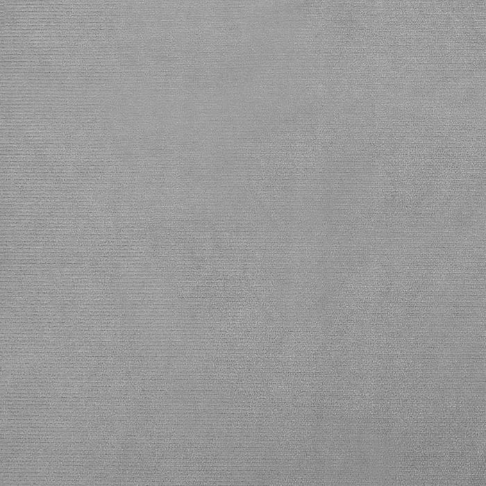 Pat pentru câini cu extensie, gri deschis, 100x50x30 cm catifea - WALTI WALTI