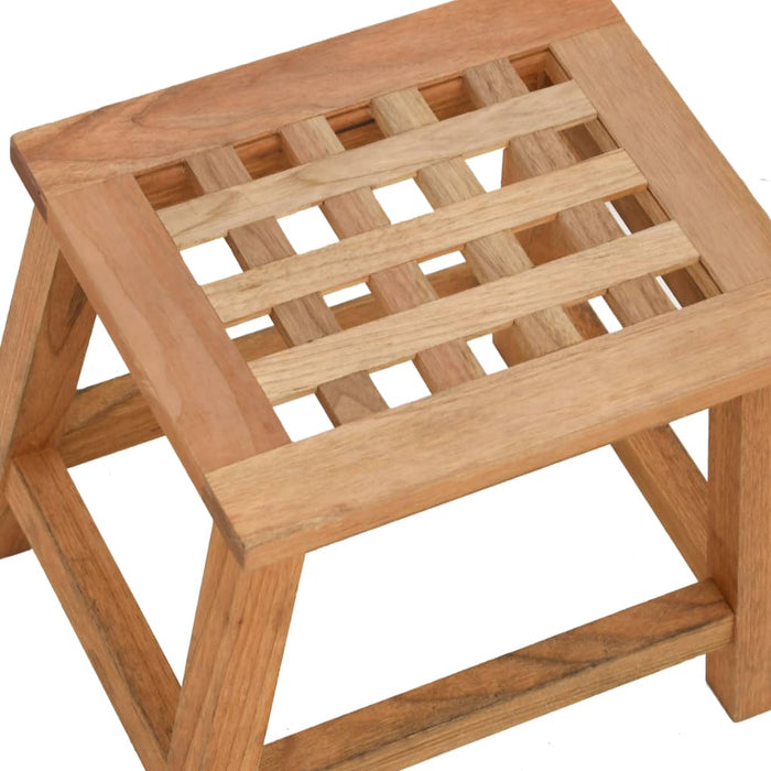 Taburet treaptă, 29x22,5x25,5 cm, lemn masiv de nuc - WALTI WALTI