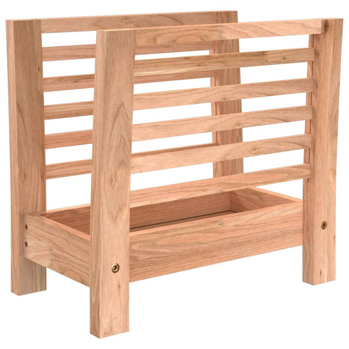 Suport pentru reviste, 40x26,5x38,5 cm, lemn masiv de nuc - WALTI WALTI