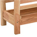 Suport pentru reviste, 40x26,5x38,5 cm, lemn masiv de nuc - WALTI WALTI