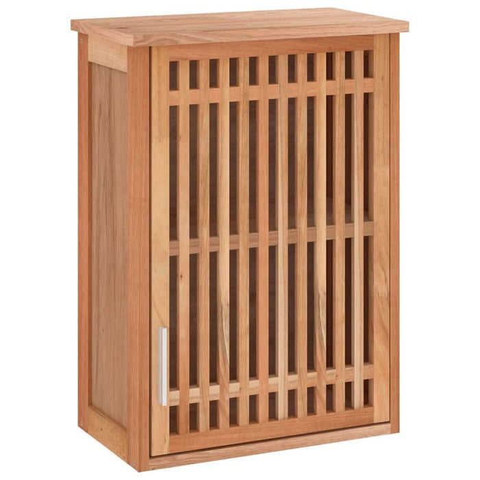 Dulap de baie montat pe perete, 42x23x60 cm, lemn masiv de nuc - WALTI WALTI
