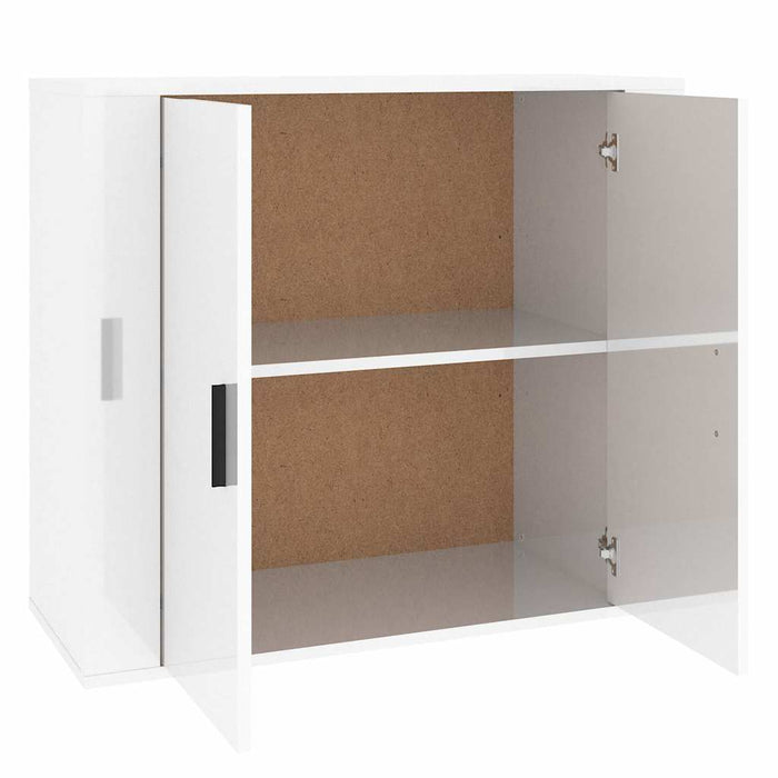 Dulap, alb extralucios, 80x33x70 cm, lemn prelucrat WALTI