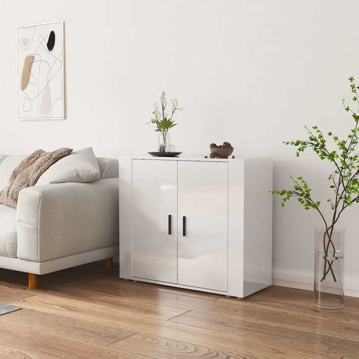Dulap, alb extralucios, 80x33x70 cm, lemn prelucrat WALTI