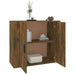 Dulap, stejar fumuriu, 80x33x70 cm, lemn compozit - WALTI WALTI