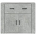 Dulap, gri beton, 80x33x70 cm, lemn prelucrat - WALTI WALTI