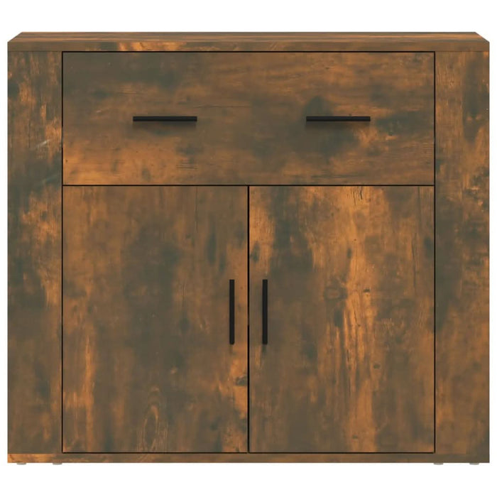 Dulap, stejar fumuriu, 80x33x70 cm, lemn compozit - WALTI WALTI