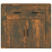 Dulap, stejar fumuriu, 80x33x70 cm, lemn compozit - WALTI WALTI