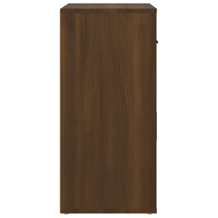 Dulap, stejar maro, 80x33x70 cm, lemn compozit WALTI