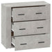 Dulap, gri beton, 80x33x70 cm, lemn preluc - WALTI WALTI