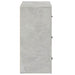 Dulap, gri beton, 80x33x70 cm, lemn preluc - WALTI WALTI