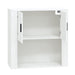 Dulap de perete, alb, 80x33x80 cm, lemn prelucrat - WALTI WALTI