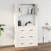 Dulap de perete, alb, 80x33x80 cm, lemn prelucrat - WALTI WALTI