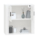 Dulap de perete, alb, 80x33x80 cm, lemn prelucrat - WALTI WALTI