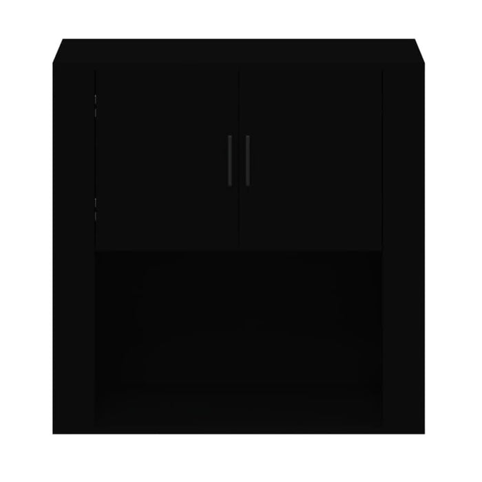 Dulap de perete, negru, 80x33x80 cm, lemn prelucrat - WALTI WALTI