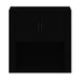 Dulap de perete, negru, 80x33x80 cm, lemn prelucrat - WALTI WALTI
