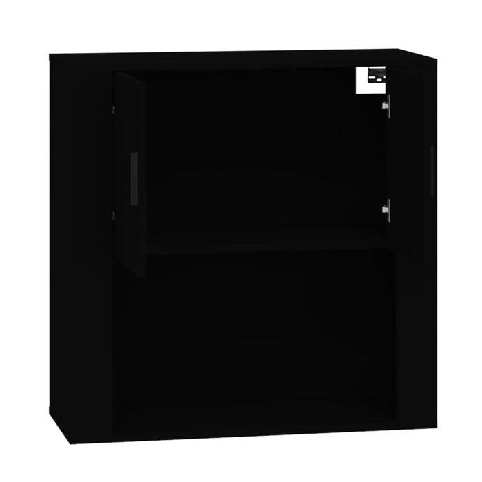 Dulap de perete, negru, 80x33x80 cm, lemn prelucrat - WALTI WALTI