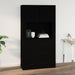 Dulap de perete, negru, 80x33x80 cm, lemn prelucrat - WALTI WALTI