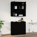 Dulap de perete, negru, 80x33x80 cm, lemn prelucrat - WALTI WALTI