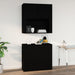 Dulap de perete, negru, 80x33x80 cm, lemn prelucrat - WALTI WALTI