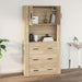Dulap de perete, stejar sonoma, 80x33x80 cm, lemn prelucrat - WALTI WALTI