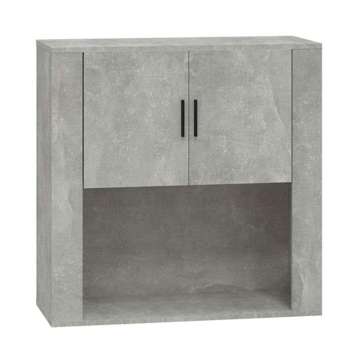 Dulap de perete, gri beton, 80x33x80 cm, lemn prelucrat - WALTI WALTI