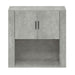 Dulap de perete, gri beton, 80x33x80 cm, lemn prelucrat - WALTI WALTI