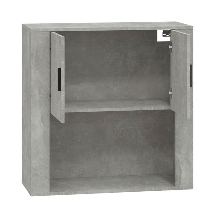 Dulap de perete, gri beton, 80x33x80 cm, lemn prelucrat - WALTI WALTI