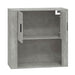 Dulap de perete, gri beton, 80x33x80 cm, lemn prelucrat - WALTI WALTI