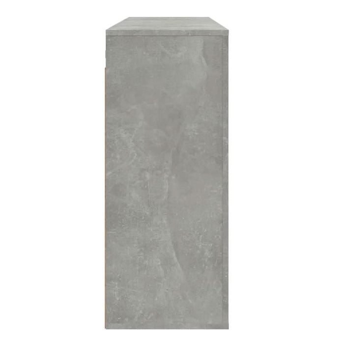 Dulap de perete, gri beton, 80x33x80 cm, lemn prelucrat - WALTI WALTI