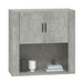 Dulap de perete, gri beton, 80x33x80 cm, lemn prelucrat - WALTI WALTI
