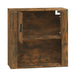 Dulap de perete, stejar fumuriu, 80x33x80 cm, lemn prelucrat - WALTI WALTI