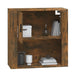 Dulap de perete, stejar fumuriu, 80x33x80 cm, lemn prelucrat - WALTI WALTI