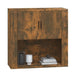 Dulap de perete, stejar fumuriu, 80x33x80 cm, lemn prelucrat - WALTI WALTI