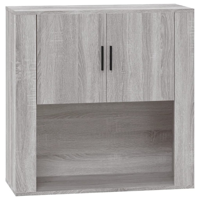 Dulap de perete, gri sonoma,80x33x80 cm, lemn prelucrat - WALTI WALTI