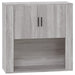 Dulap de perete, gri sonoma,80x33x80 cm, lemn prelucrat - WALTI WALTI