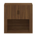Dulap de perete, stejar maro,80x33x80 cm, lemn prelucrat - WALTI WALTI