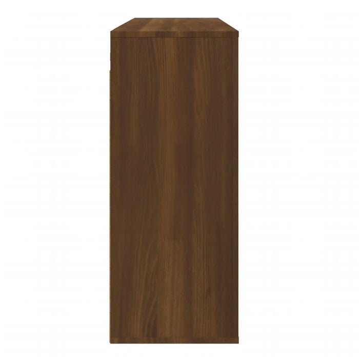 Dulap de perete, stejar maro,80x33x80 cm, lemn prelucrat - WALTI WALTI